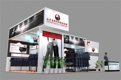 54平米展臺設(shè)計制作：三面開口/前衛(wèi)/木質(zhì)結(jié)構(gòu)/白色，為服裝展展商而作（免費使用）