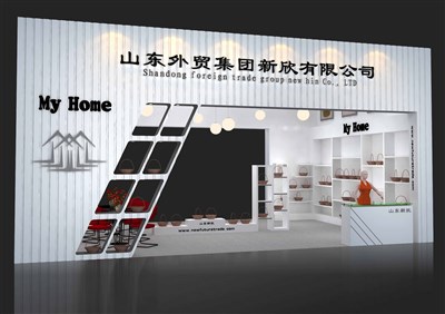 54平米展臺(tái)設(shè)計(jì)制作：二面開口/現(xiàn)代/木質(zhì)結(jié)構(gòu)/白色，為玩具展展商而作（免費(fèi)使用）
