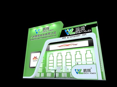 18平米展臺設(shè)計(jì)制作：一面開口/現(xiàn)代/木質(zhì)結(jié)構(gòu)/綠色，為家電展展商而作（免費(fèi)使用）