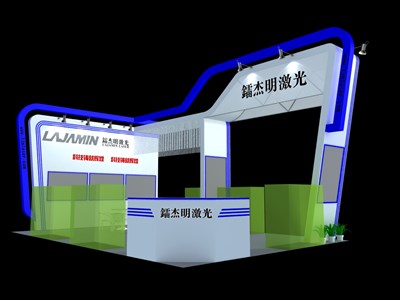 54平米展臺(tái)設(shè)計(jì)制作：三面開口/現(xiàn)代/木質(zhì)結(jié)構(gòu)/白色，為汽配展展商而作（免費(fèi)使用）