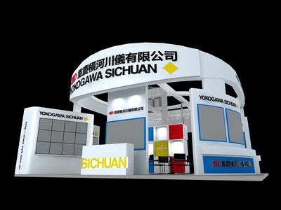 90平米展臺設計制作：三面開口/前衛(wèi)/木質(zhì)結(jié)構(gòu)/白色，為電子展展商而作（免費使用）