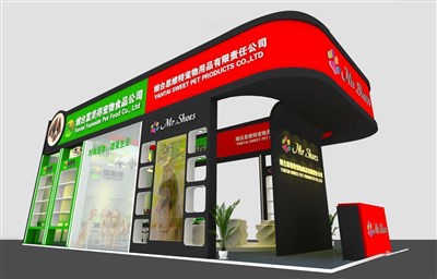 72平米展臺(tái)設(shè)計(jì)制作：三面開口/現(xiàn)代/木質(zhì)結(jié)構(gòu)/彩色，為綜合展展商而作（免費(fèi)使用）