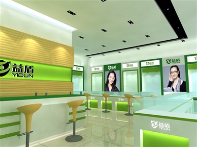 94平米展廳設(shè)計(jì)制作：前衛(wèi)/綠色，產(chǎn)品類展廳-北京迅易時(shí)代展廳（免費(fèi)使用）