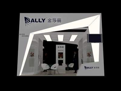 36平米展臺(tái)設(shè)計(jì)制作：二面開口/現(xiàn)代/木質(zhì)結(jié)構(gòu)/白色，為建材展展商而作（免費(fèi)使用）
