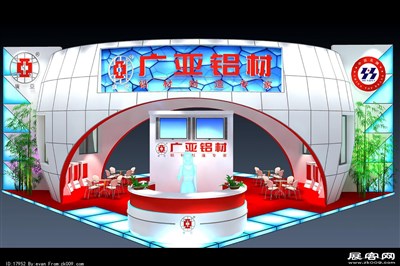 100平米展臺設(shè)計(jì)制作：一面開口/中式/木質(zhì)結(jié)構(gòu)/灰色，為建材展展商而作（免費(fèi)使用）