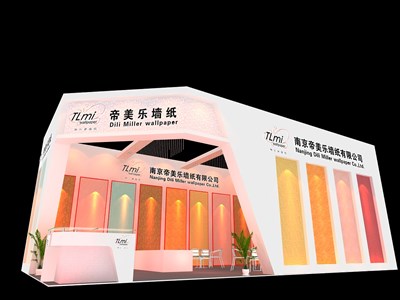 66平米展臺(tái)設(shè)計(jì)制作：二面開口/現(xiàn)代/木質(zhì)結(jié)構(gòu)/白色，為建材展展商而作（免費(fèi)使用）