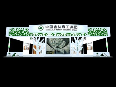 504平米展臺(tái)設(shè)計(jì)制作：三面開口/現(xiàn)代/木質(zhì)結(jié)構(gòu)/白色，為建材展展商而作（免費(fèi)使用）